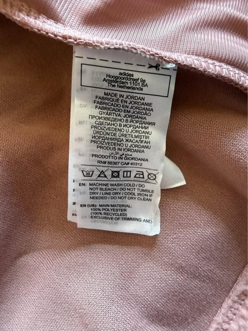 Adidas Pink Sherpa Full Zip Jacket L/G