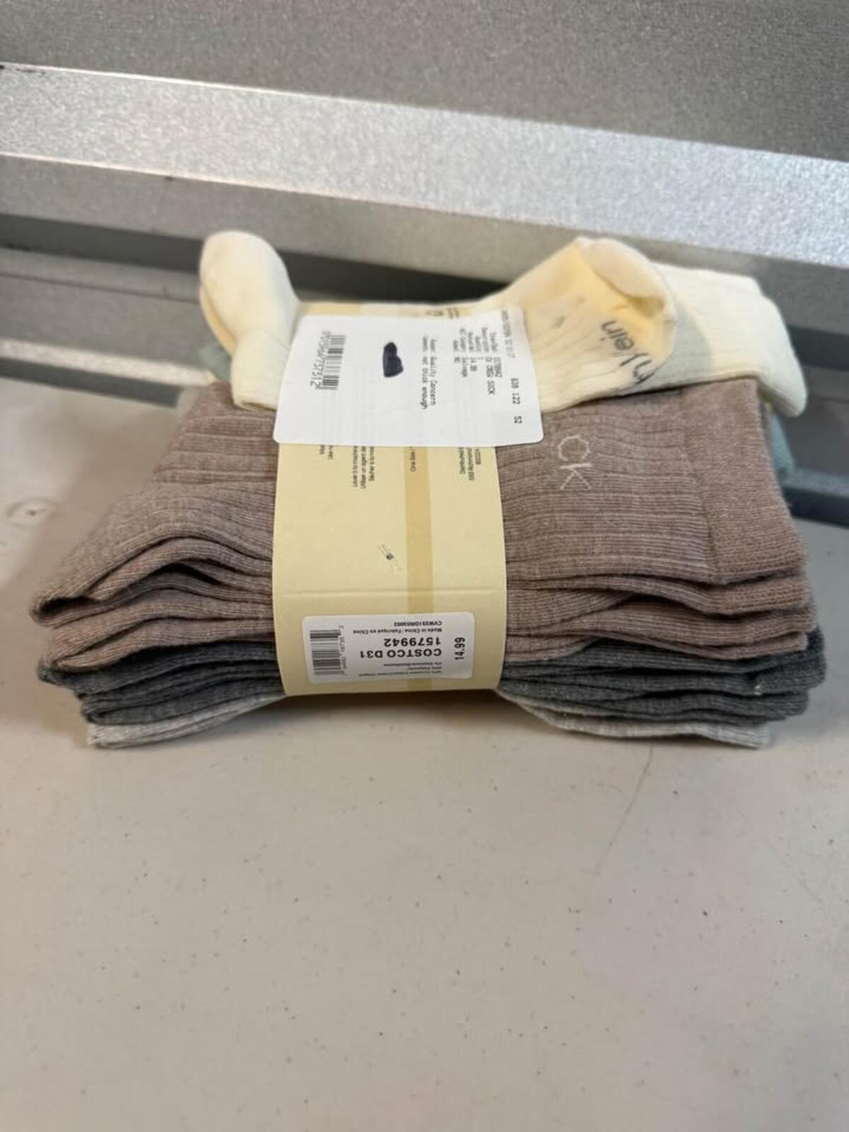 Calvin Klein Dress Crew Socks 10 Pairs Women's Size 4-10