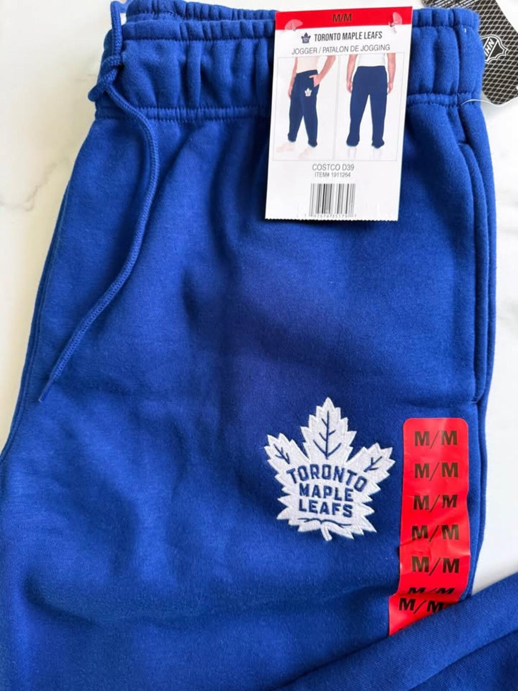 New Toronto Maple Leafs Blue Joggers M/M