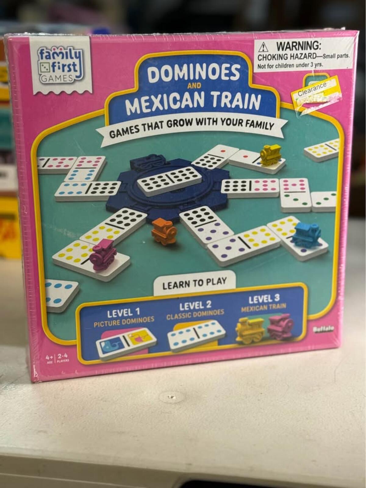 Family First Games Dominoes and Mexican Train game