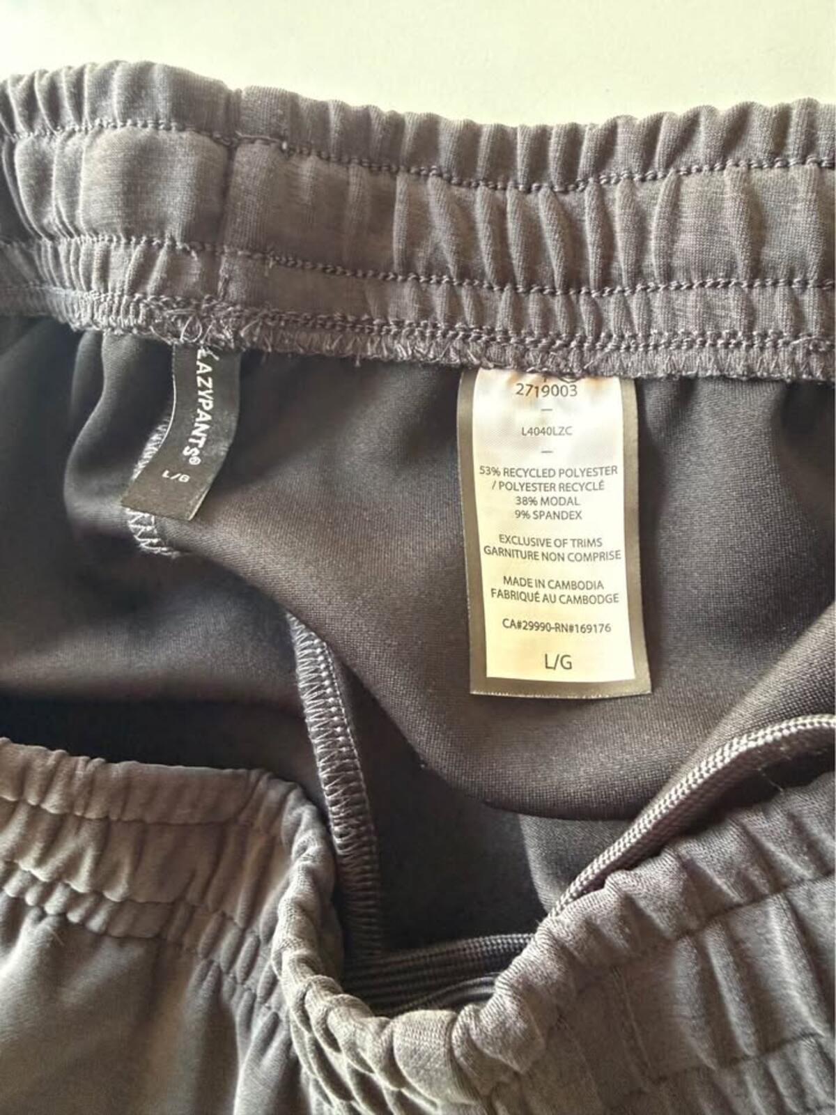 LAZYPANTS Dark Grey Joggers Size L