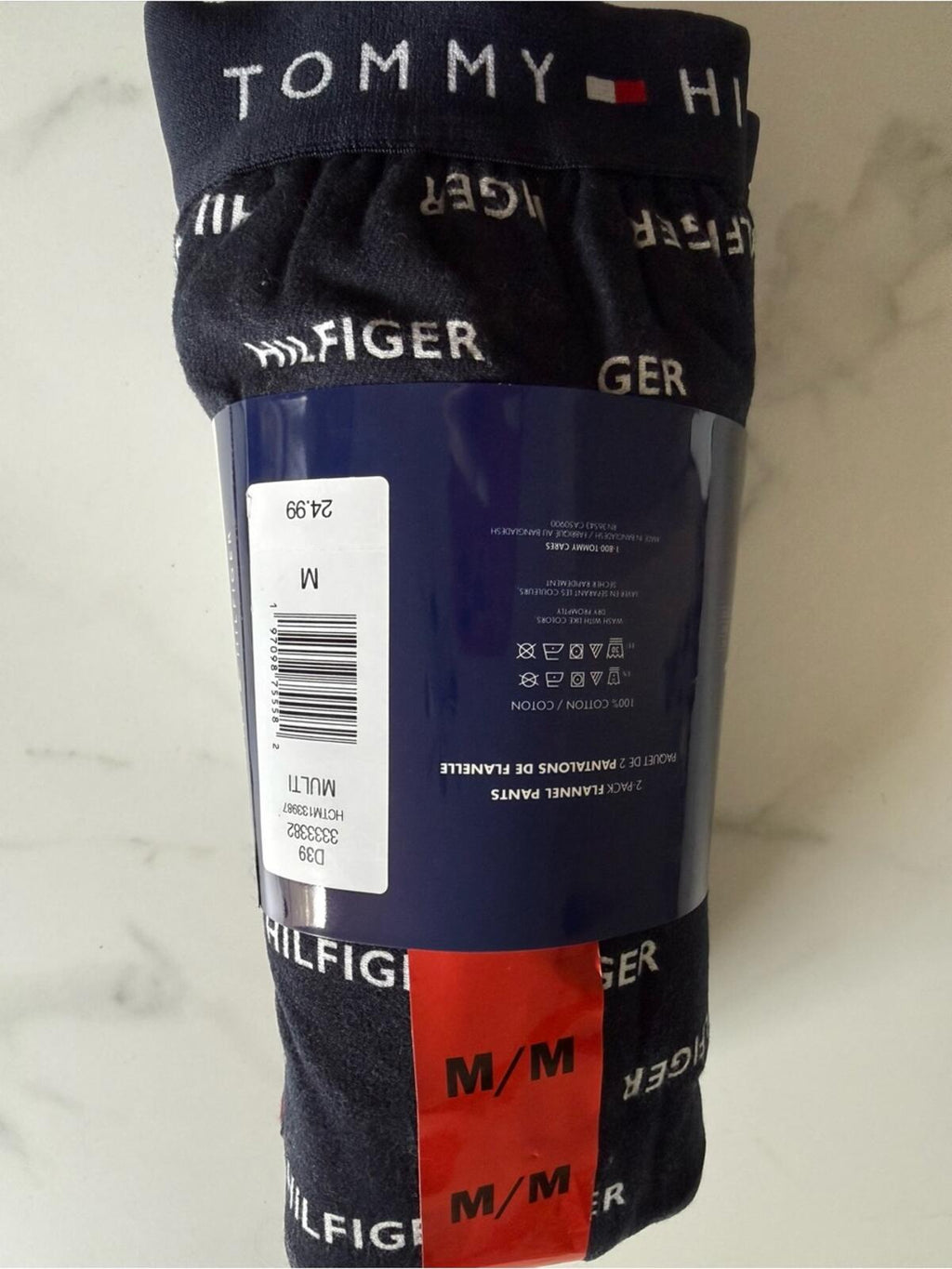 Tommy Hilfiger Red and Black Plaid pj pants