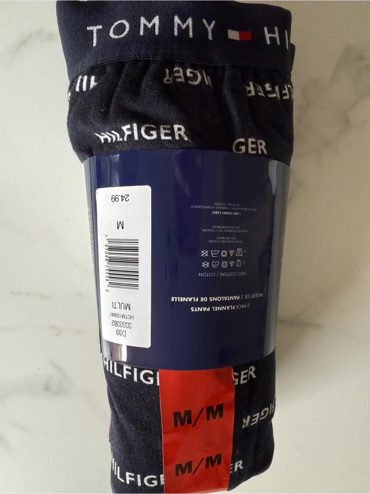 Tommy Hilfiger Red and Black Plaid pj pants