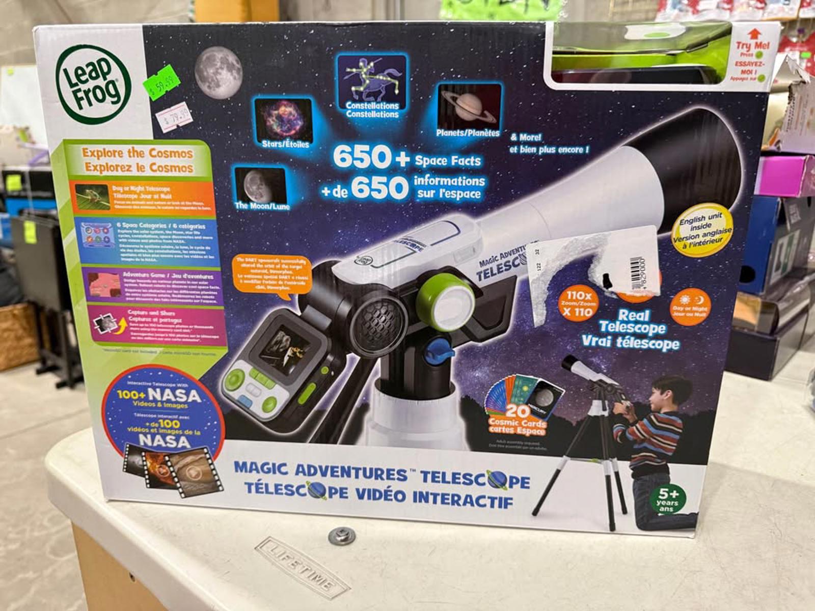 Leap Frog magnet adventures telescope