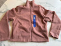 Adidas Pink Sherpa Full Zip Jacket L/G
