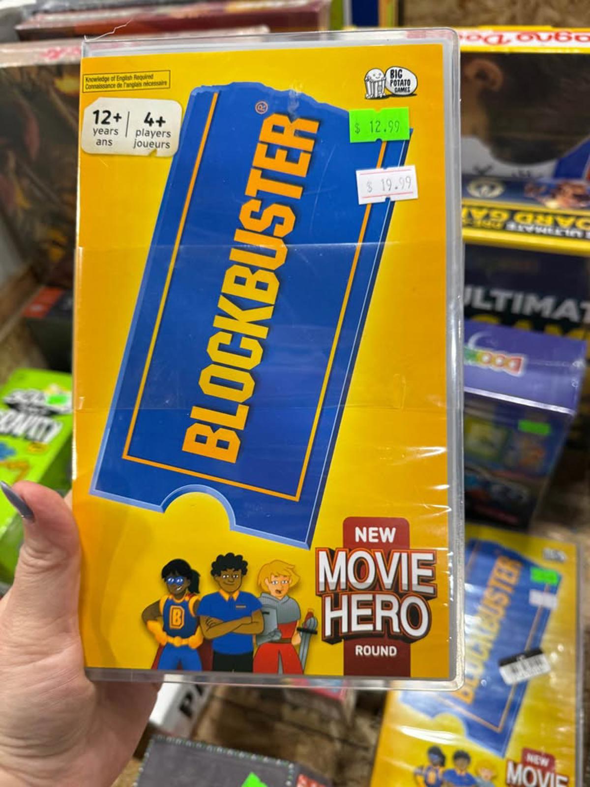 Blockbuster new movie hero