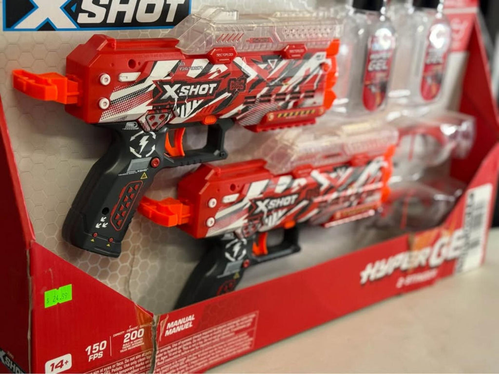 New ZURU X-Shot Hyper Gel 2-Stinger Blaster Set gel blasters