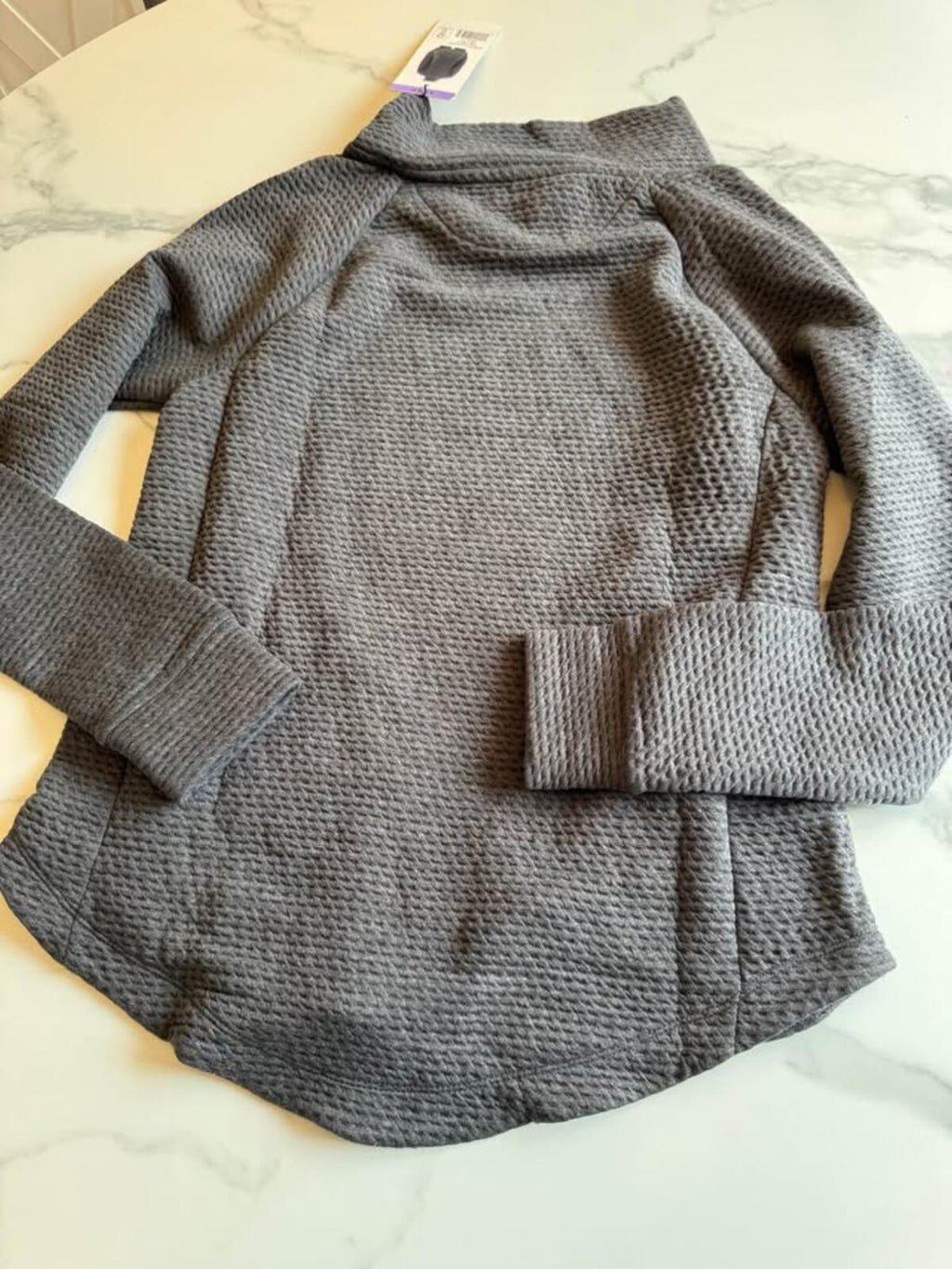 Bench. Waffle Knit High Neck Top XS/TP