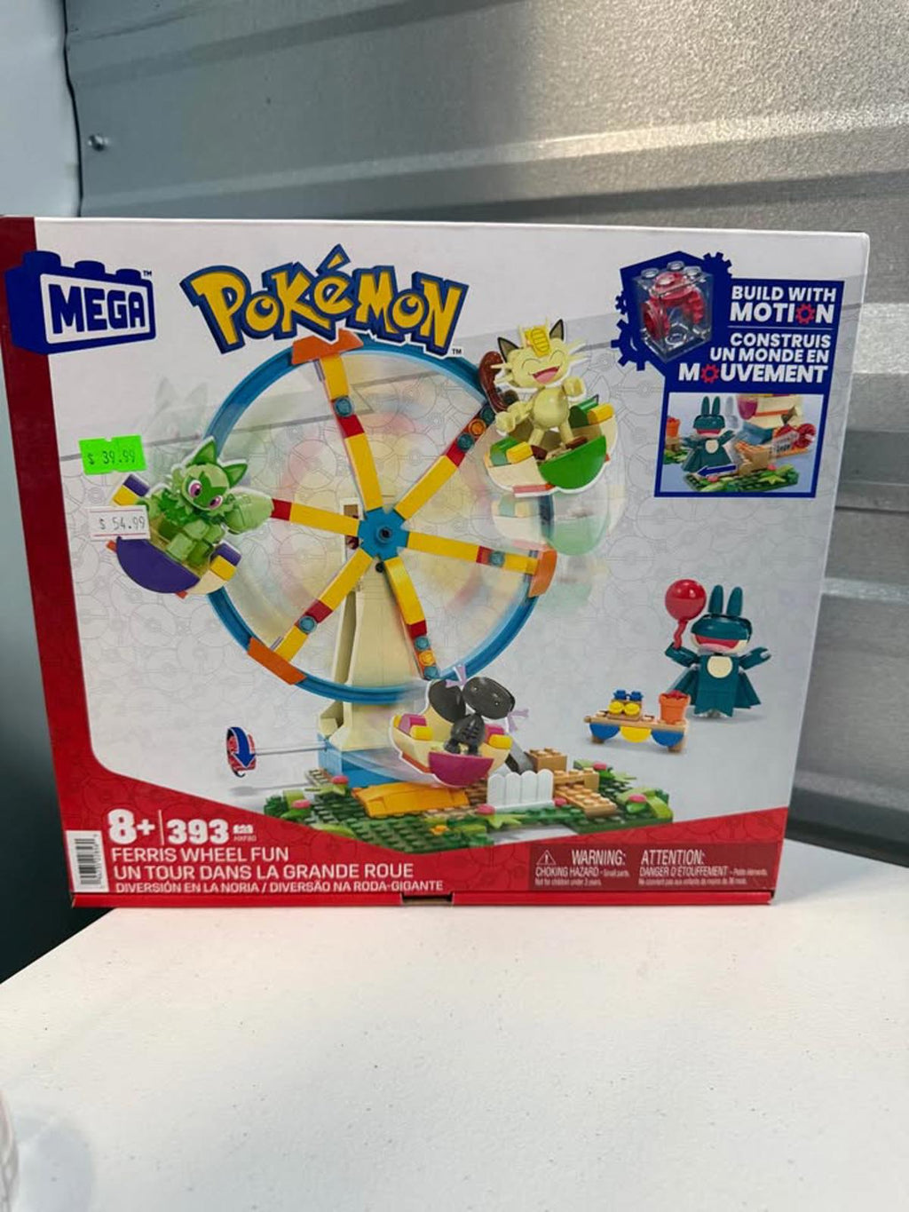 New Mega Pokemon Ferris Wheel Fun Building Set