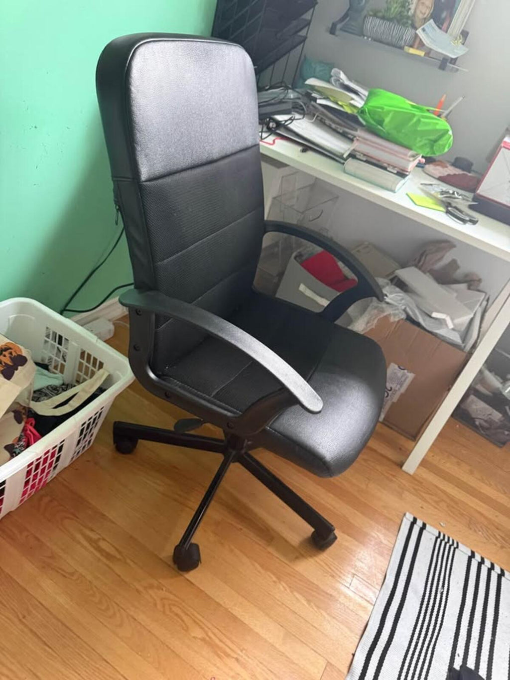 Black High-Back Office Chair