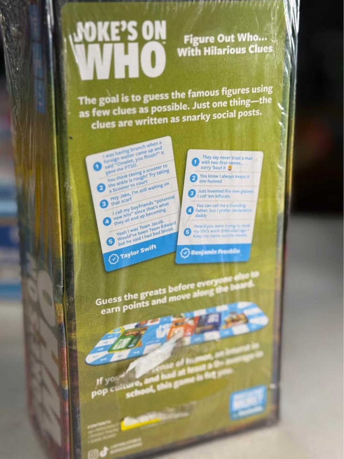 New Joke's On Who Board Game