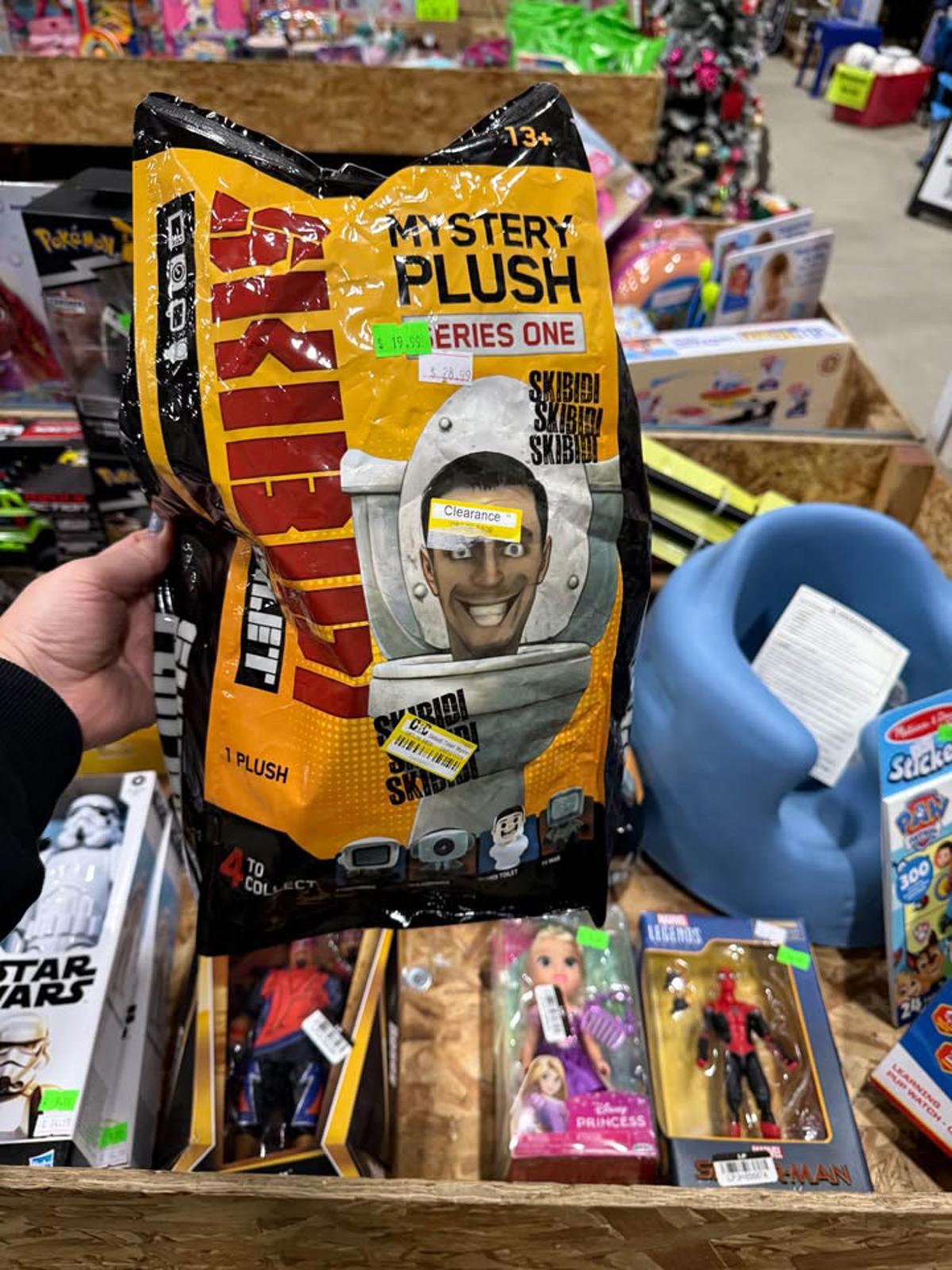 Skibidi Toilet mystery plush