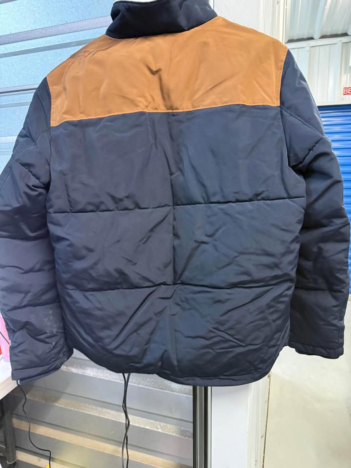 Levi's Med Two-Tone Puffer Jacket with Sherpa Collar