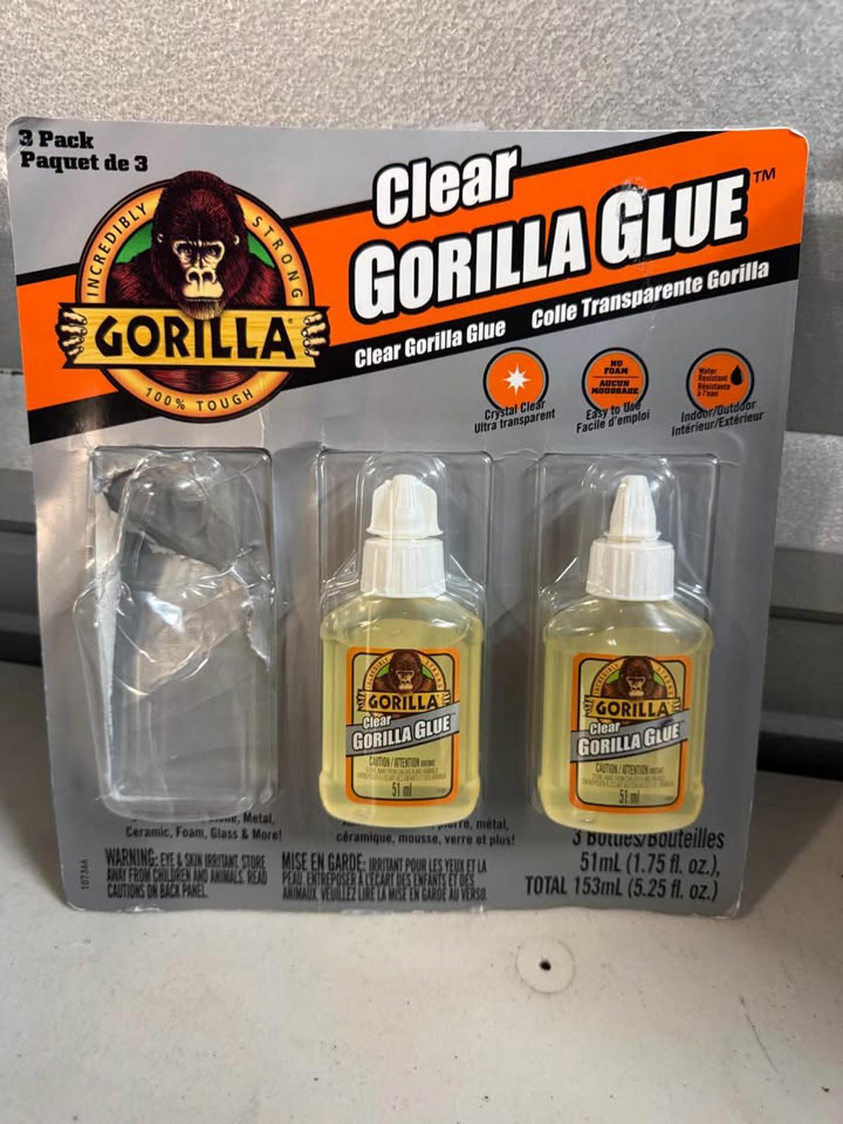 Gorilla Clear Glue 5 Pack