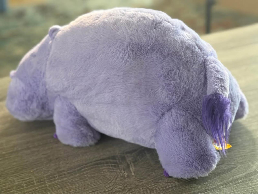 Purple Hippo Plush Toy