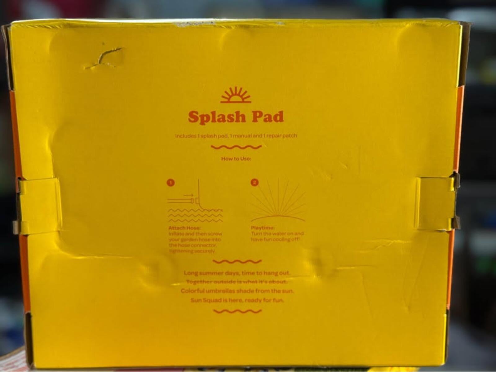 Sun Squad Splash Pad 5ft 6in