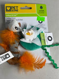PET ZONE Lotus & Koi Catnip Cat Toys