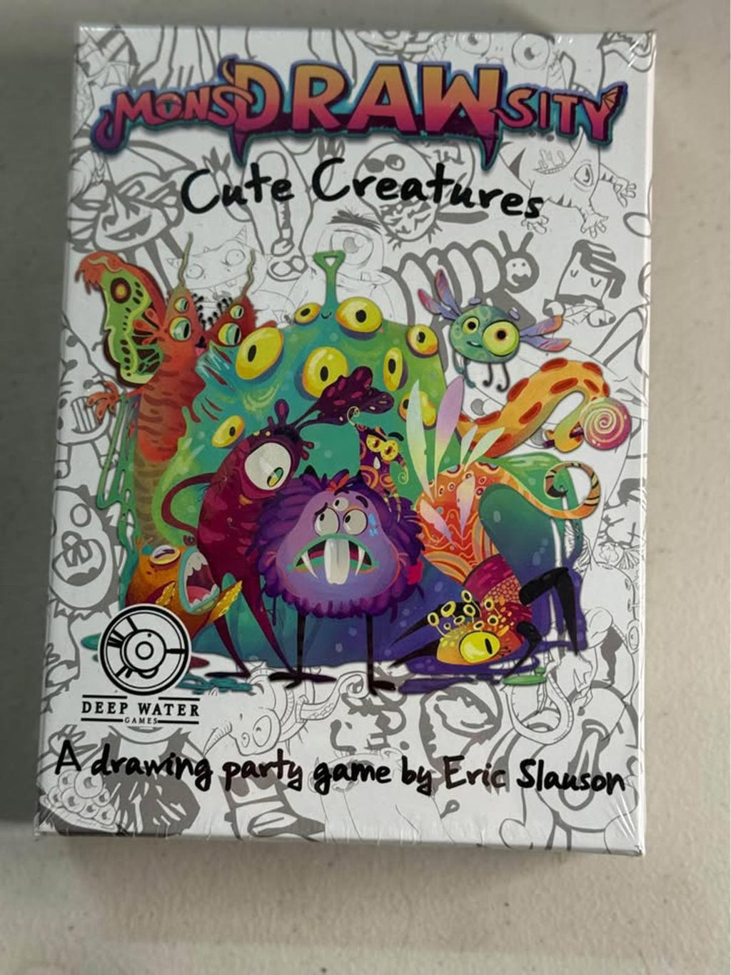 Deep Water Games MonsDRAWsity Cute Creatures Expansion Pack Board Game