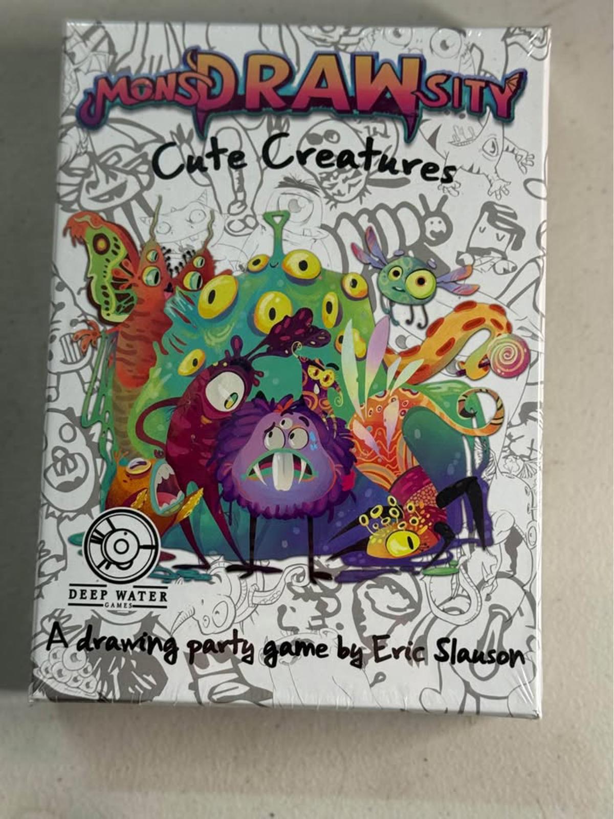 Deep Water Games MonsDRAWsity Cute Creatures Expansion Pack Board Game