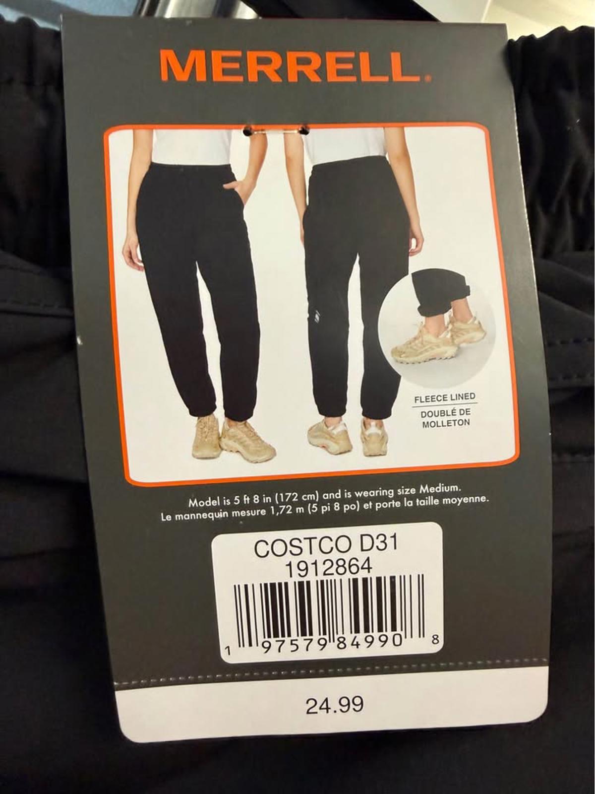 Merrell fleece lined joggers M/M