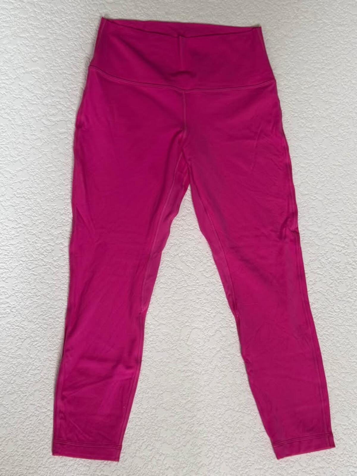 Lululemon Pink Capri Leggings Size 10