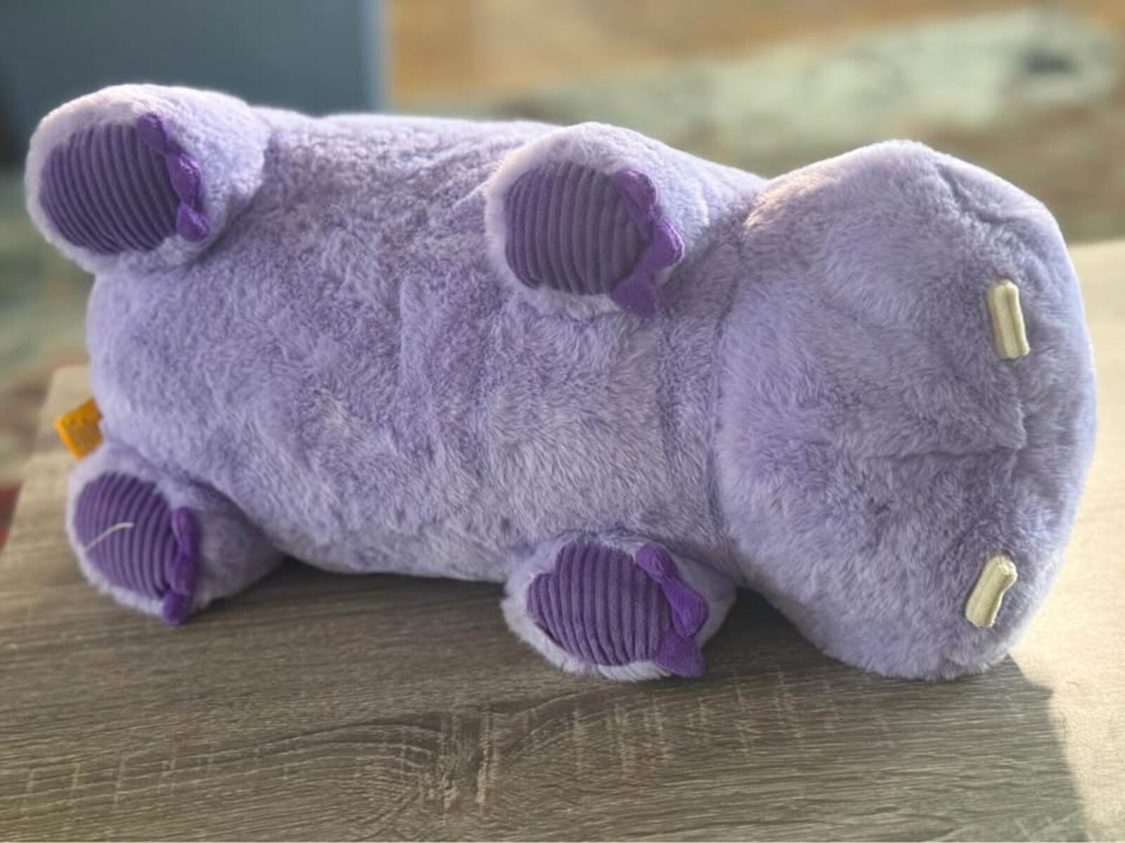 Purple Hippo Plush Toy