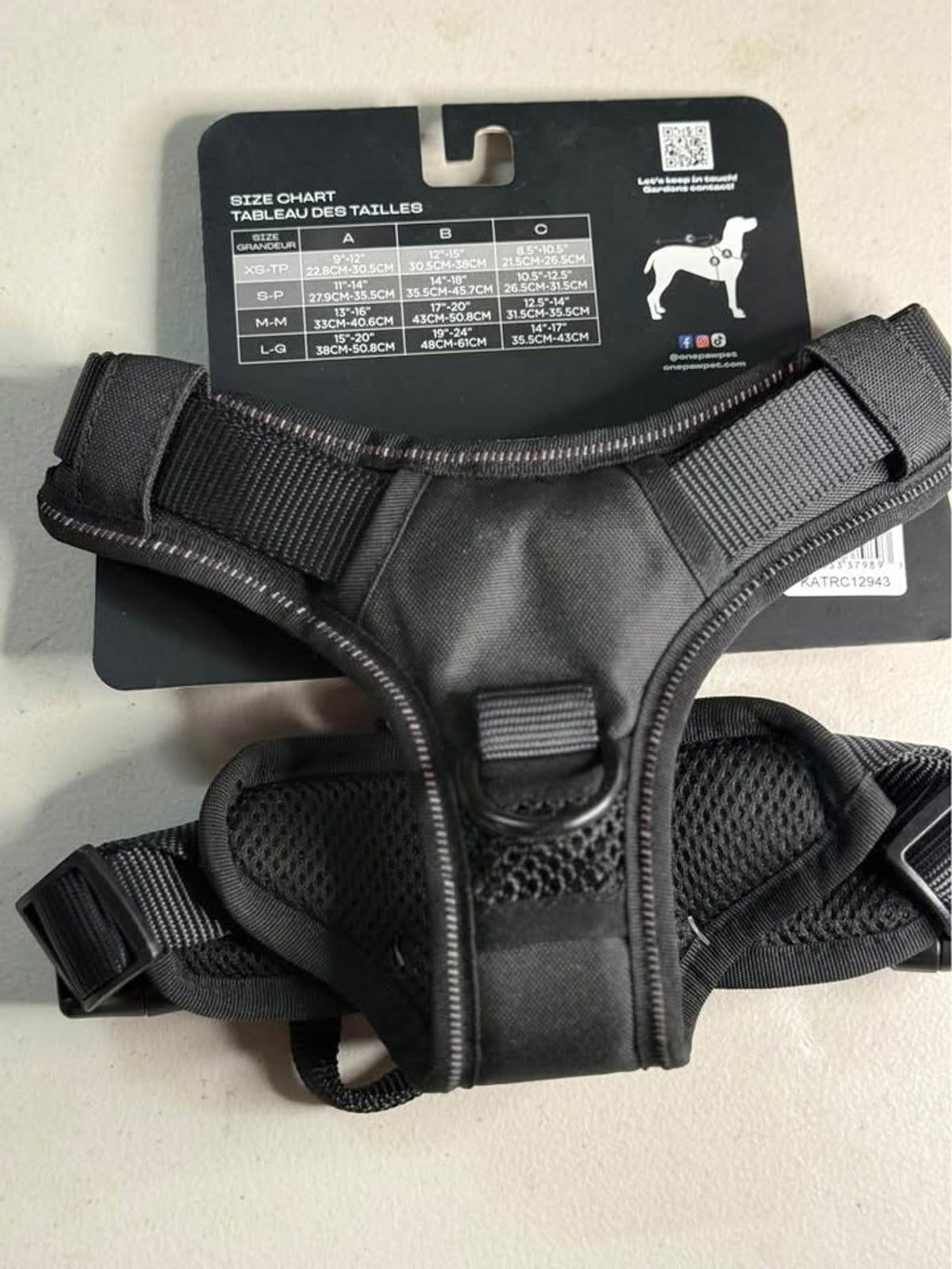 ONEPAW Reflective Dog Harness Large (L-G)