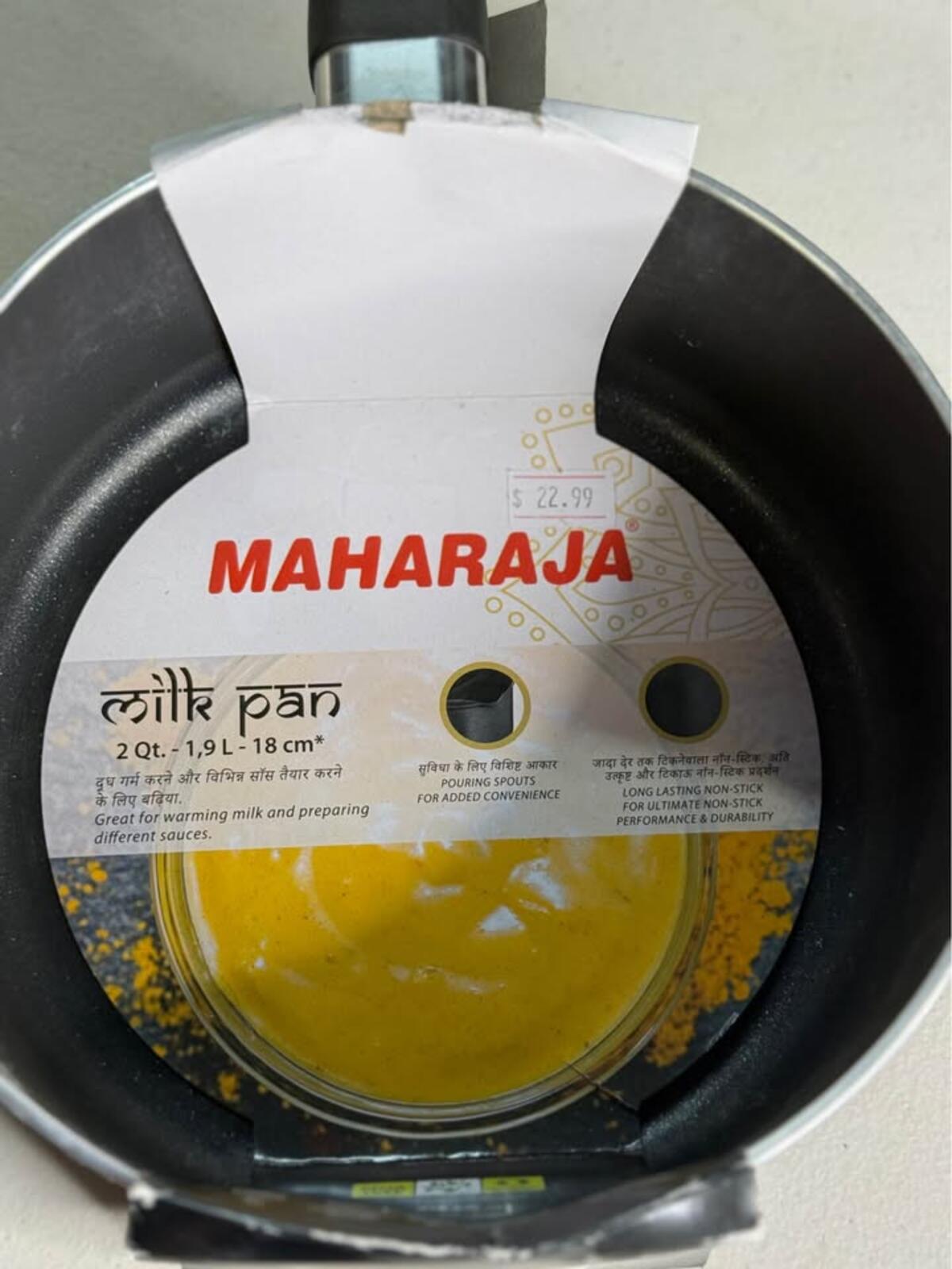 Maharaja non-stick milk pan 2 Qt