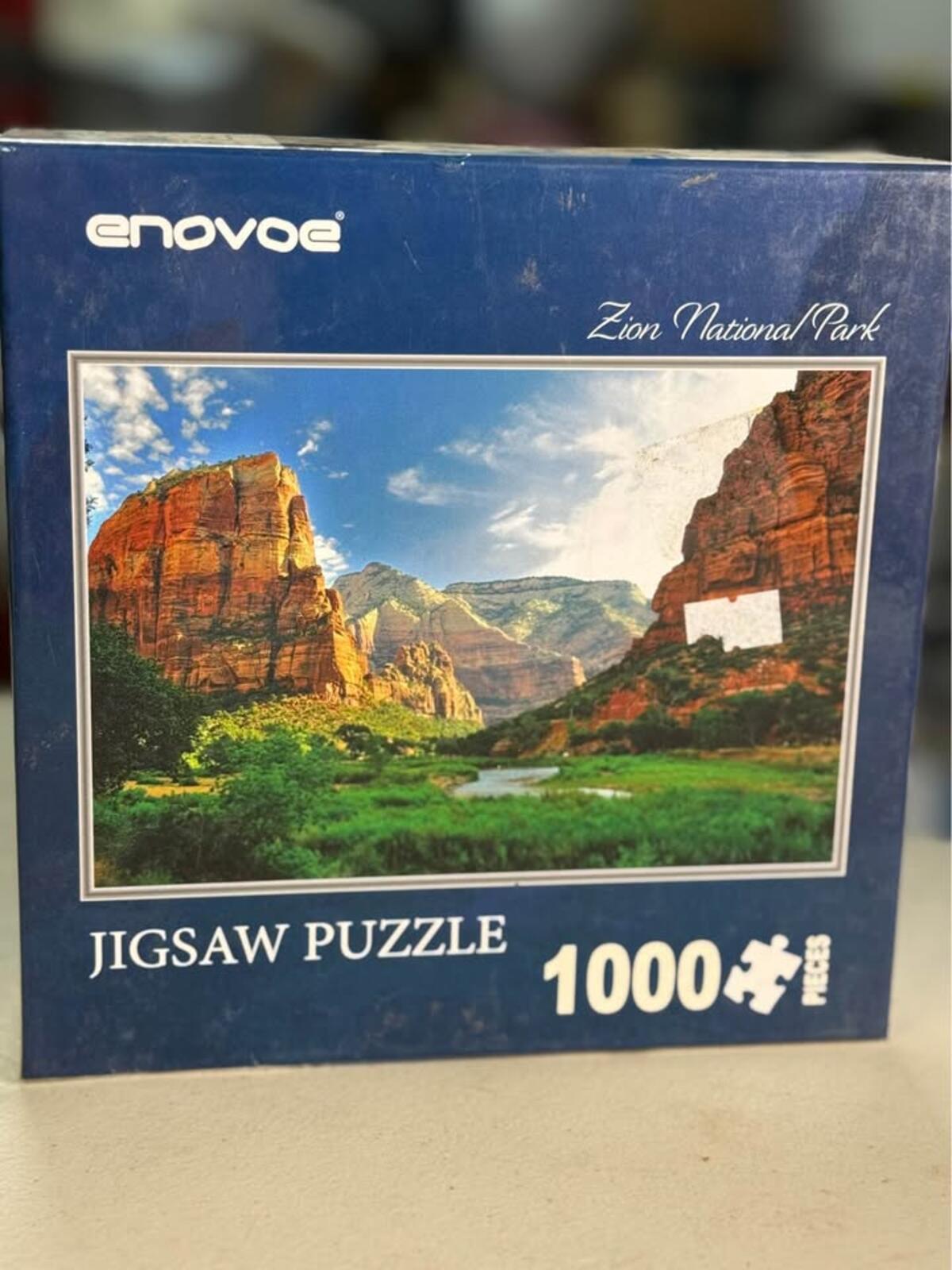 Enovoe Zion National Park 1000 Piece Jigsaw Puzzle