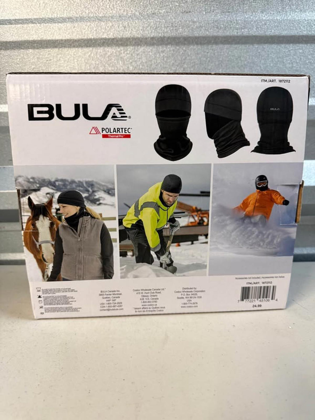 BULA Polartec Thermal Pro Balaclava 2 Pack S/M