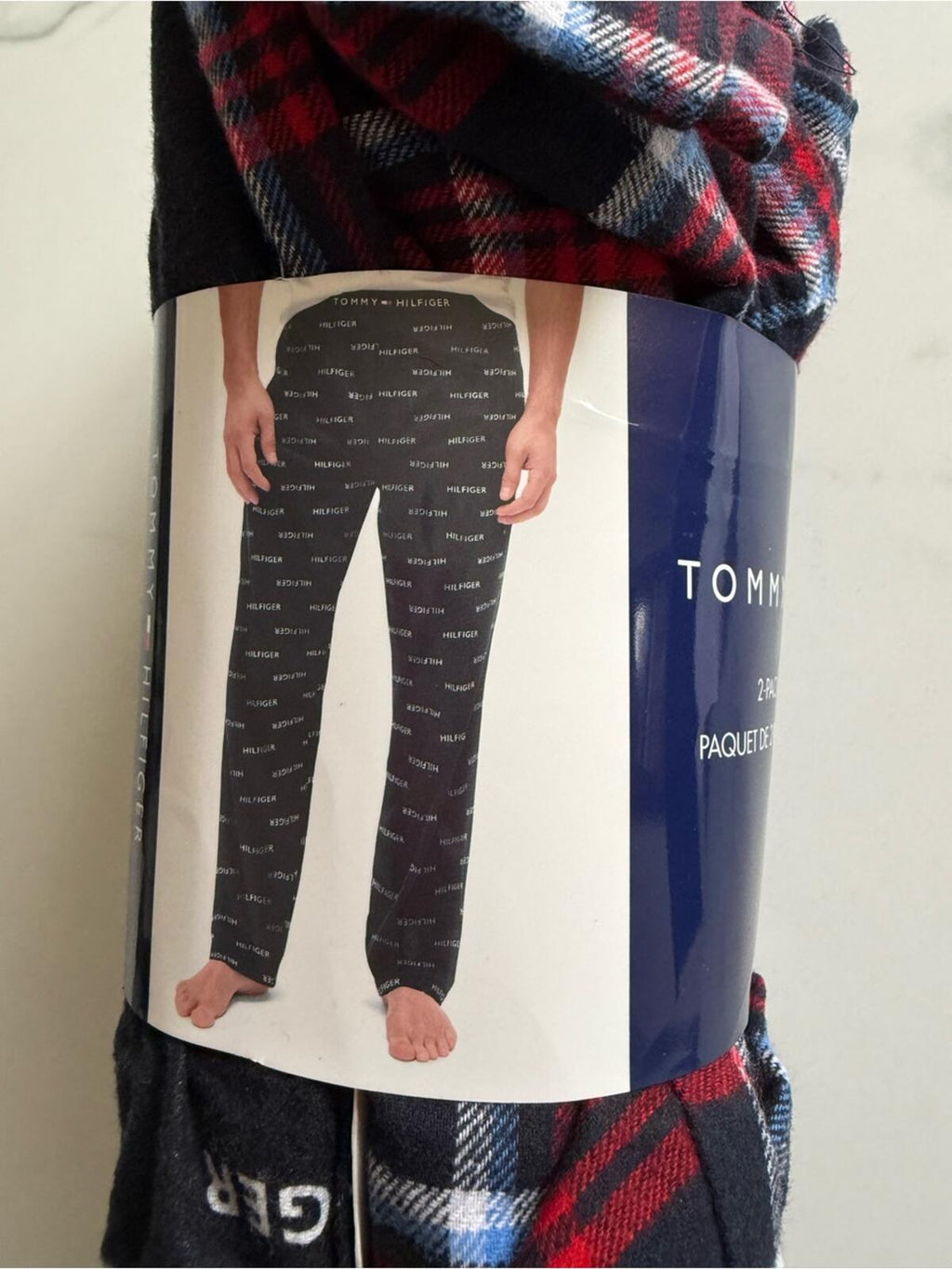 Tommy Hilfiger Black & Red Plaid Flannel Lounge Pants - 2 Pack
