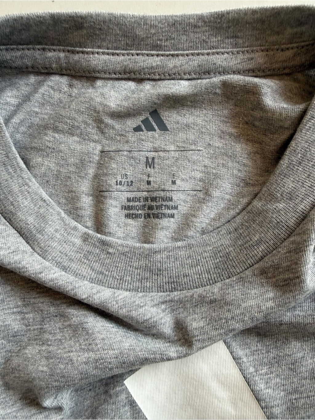 adidas Gray Crewneck Performance Tee
