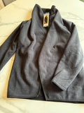 New Parasuco Jeans L/G Dark Grey Sherpa Lined Cardigan