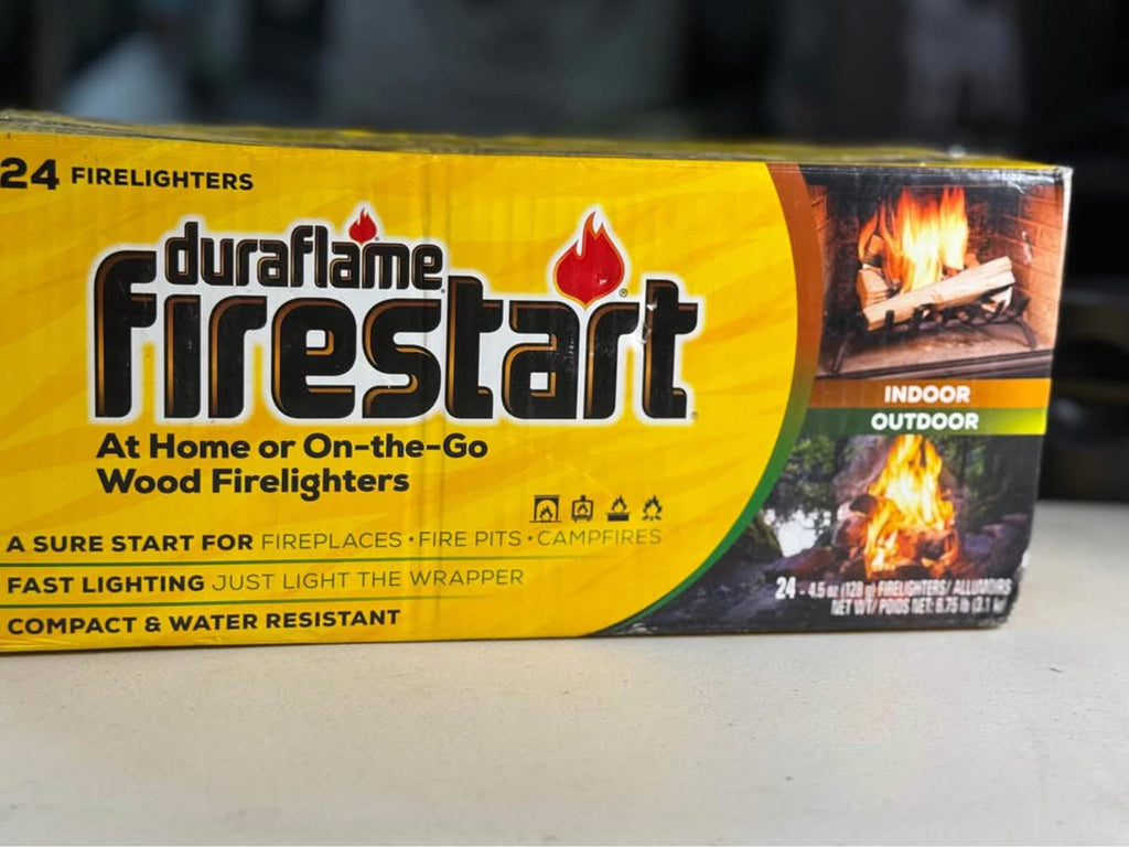 Duraflame Firestart Wood Firelighters 24 Pack for Fireplace Campfire