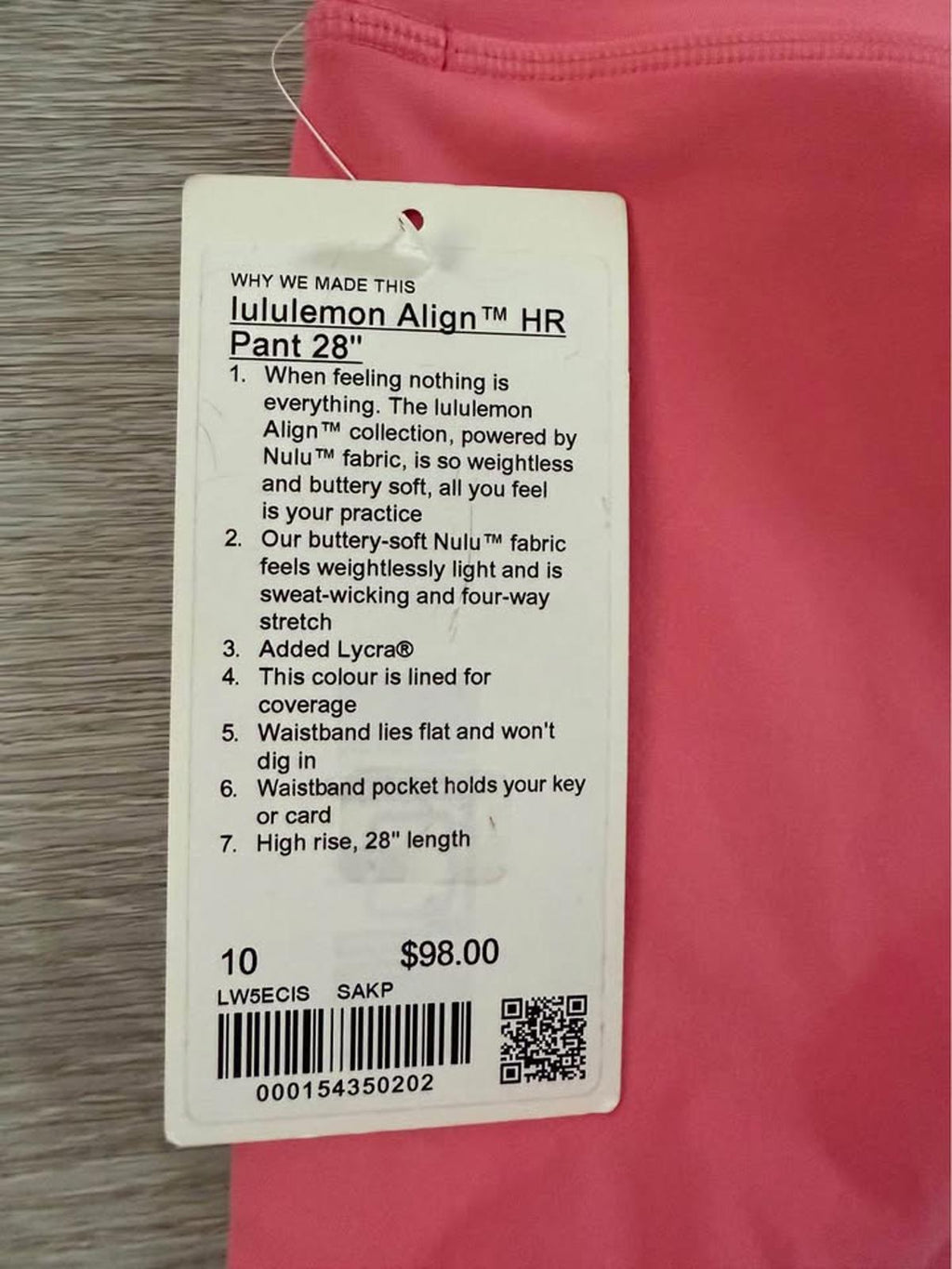 Lulu 🍋 leggings size 10