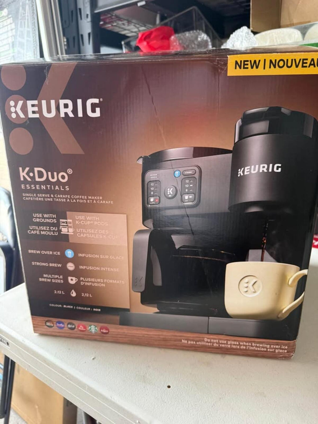 New Keurig K-Duo Essentials Single Serve & Carafe Coffee Maker