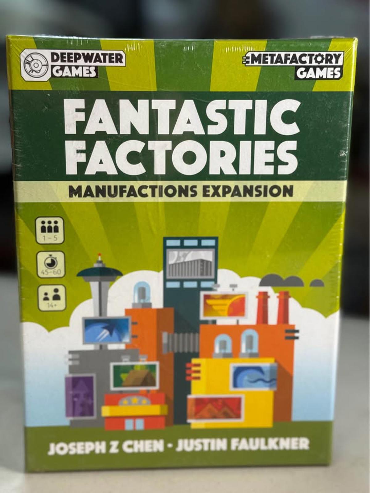 Fantastic Factories Manufactions Expansion Board Game New Sealed