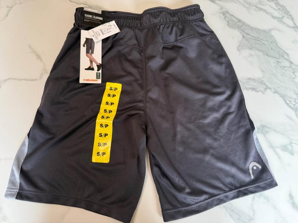 HEAD Classic Dark Gray Athletic Shorts S/P Workout Gym