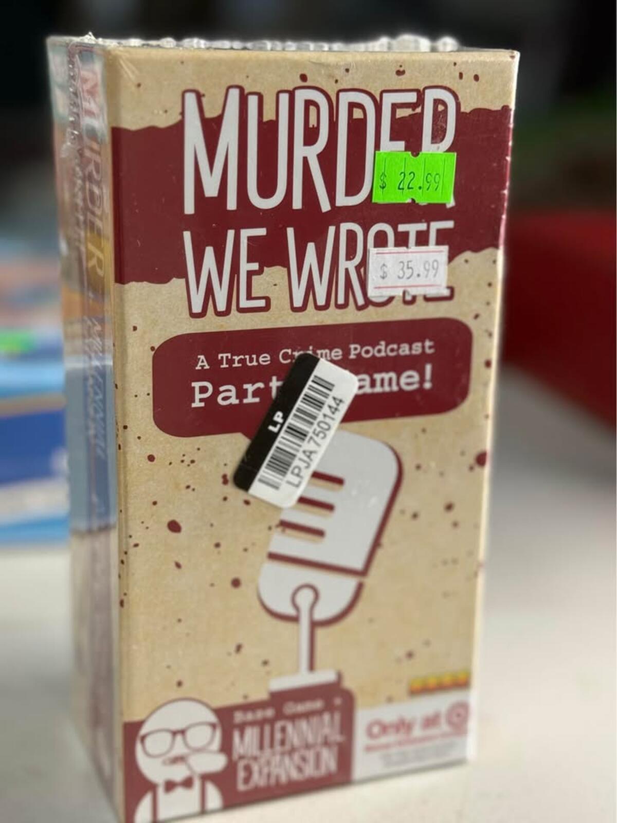 Murder We Wrote True Crime Podcast Party Game