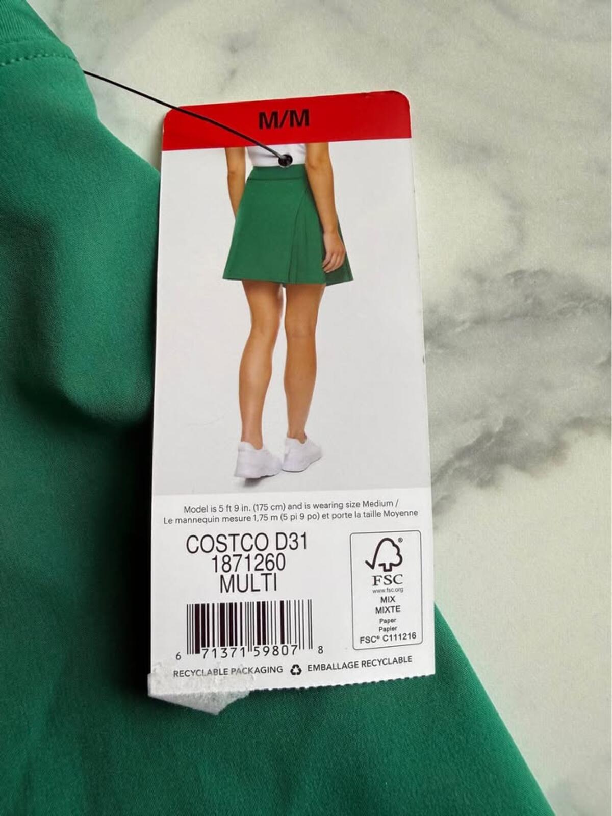 Lole Green Pleated Skort M/M