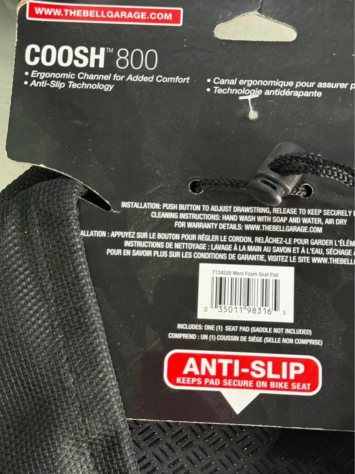 Bell Coosh 800 Ultra Soft Memory Foam Bike Seat Pad