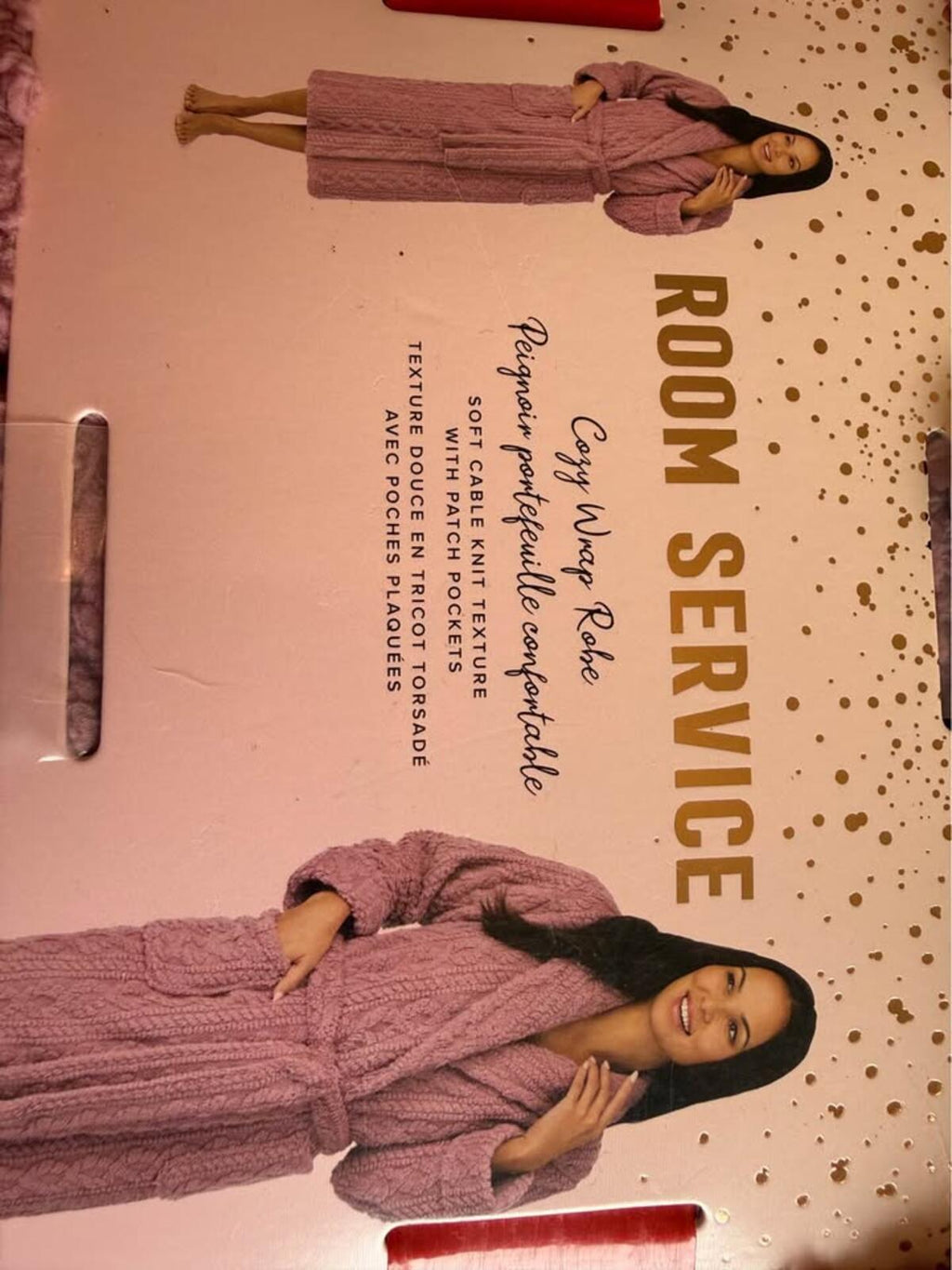 ROOM SERVICE Cozy Wrap Robe SMALL