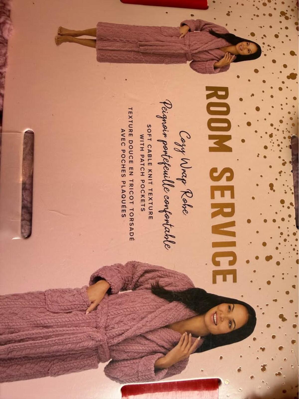 ROOM SERVICE Cozy Wrap Robe SMALL