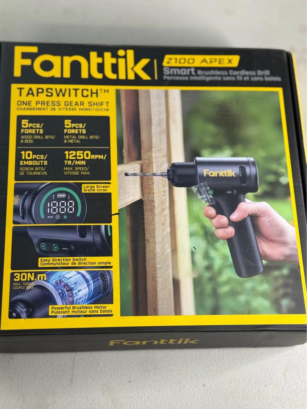 Fanttik Z100 APEX Smart Brushless Cordless Drill