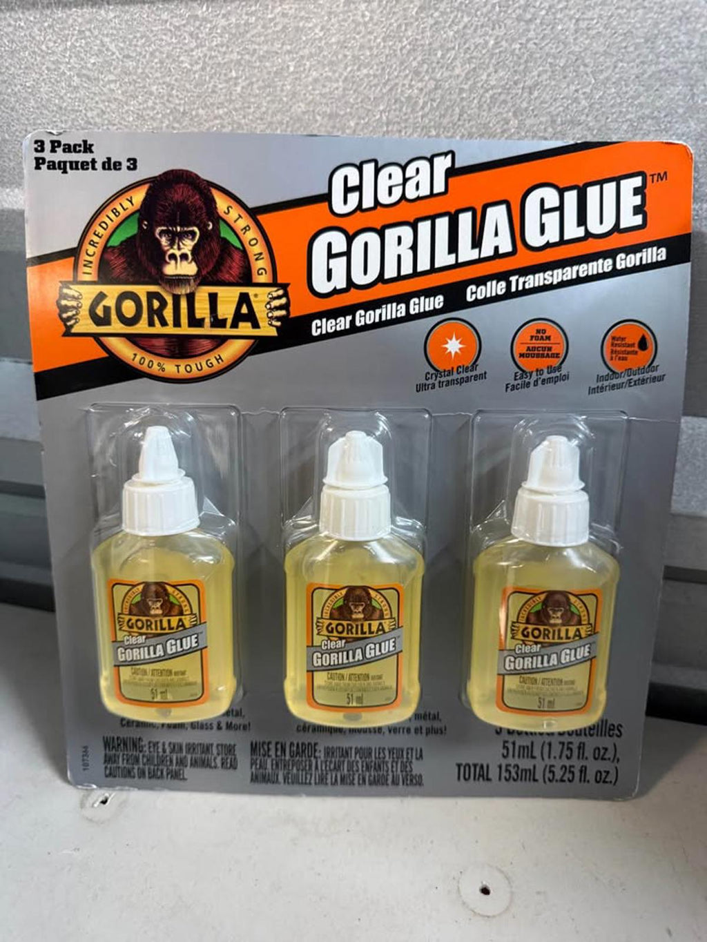 Gorilla Clear Glue 5 Pack