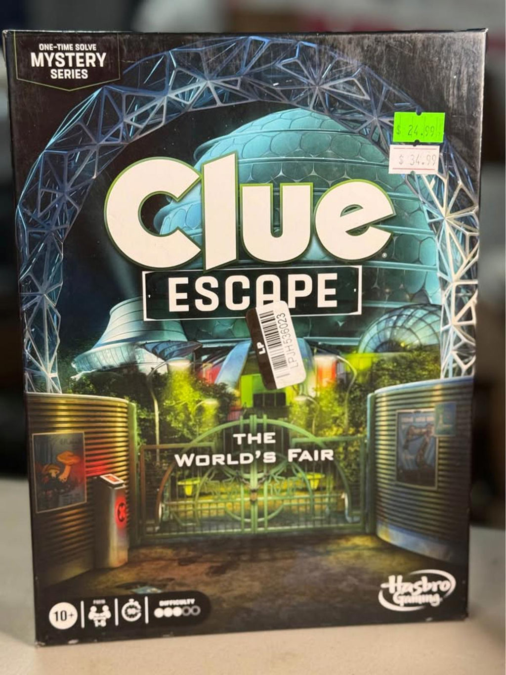 Hasbro Gaming Clue Escape The World's Fair Mystery Board Game