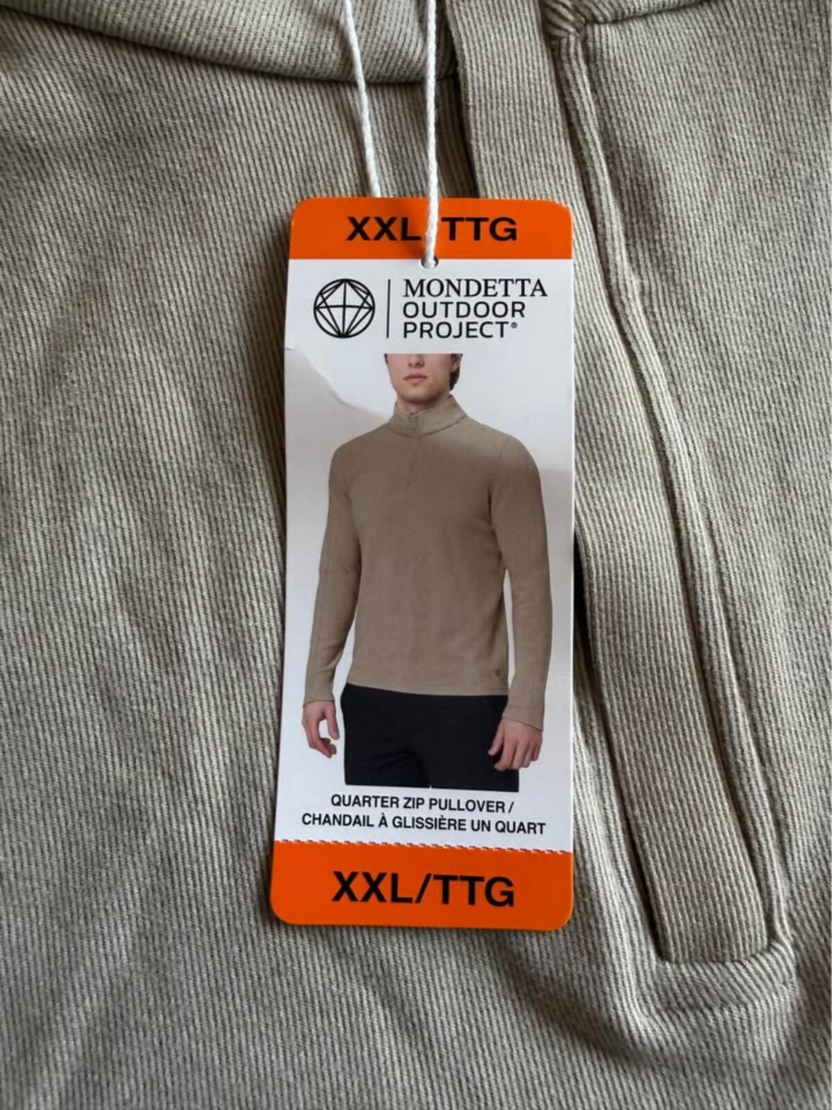 Mondetta Outdoor Project Men's Quarter Zip Pullover XXL