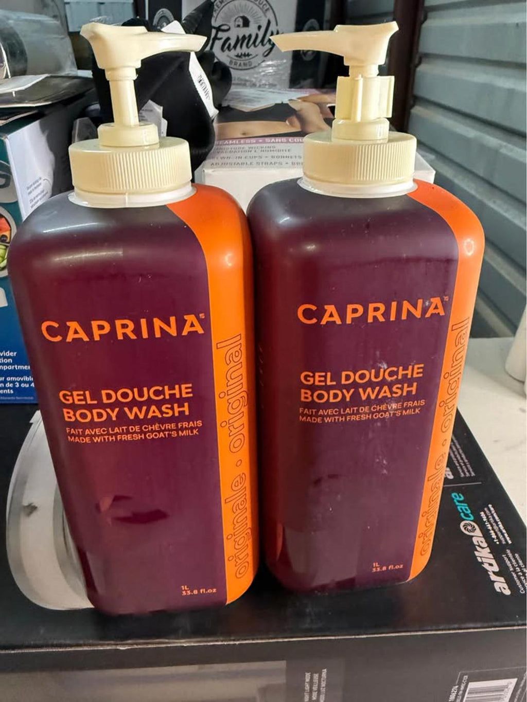 Caprina Goat's Milk Body Wash 2-Pack Original