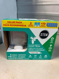 STEM Flying Insect Light Trap Value Pack - 2 Devices + 10 Refills
