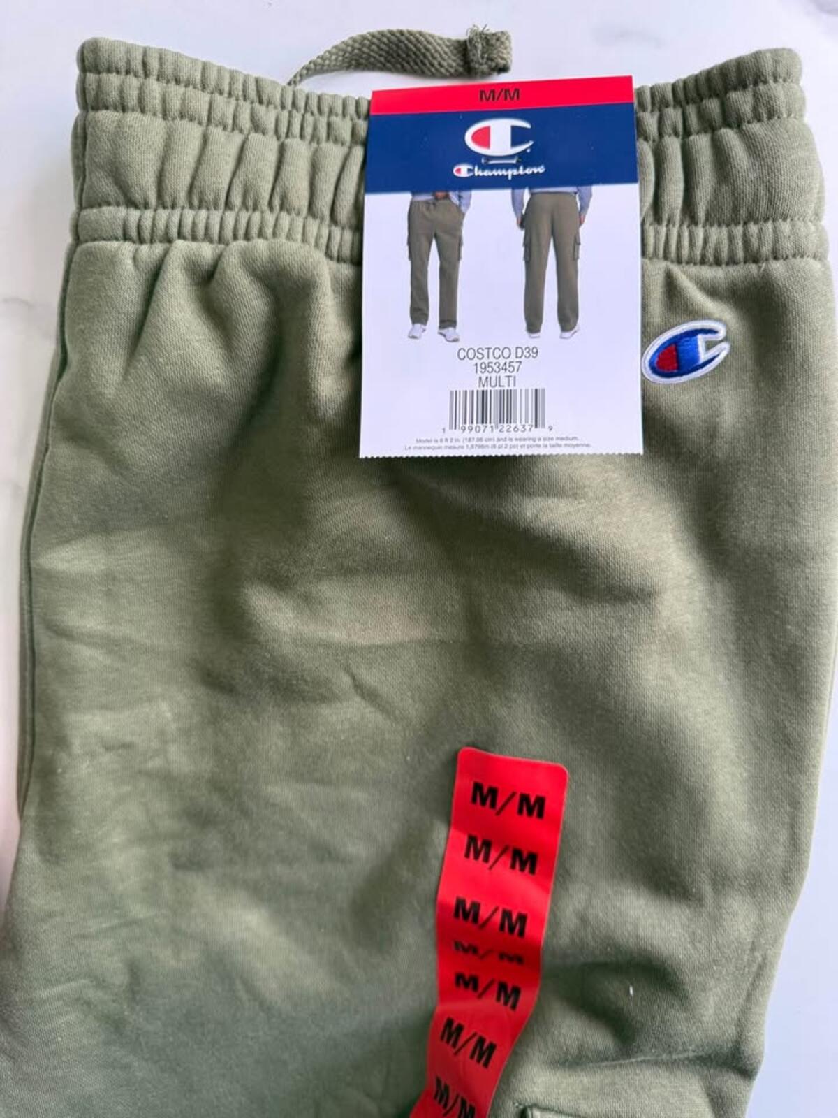 New Champion Olive Green Cargo Sweatpants M/M
